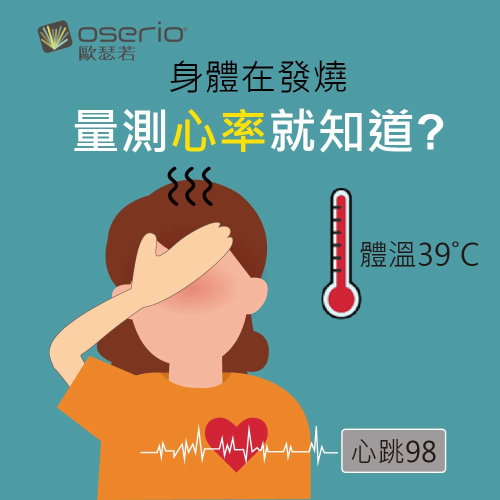 身體在發燒,量測心率就知道? 身體在發燒,量測心率就知道?